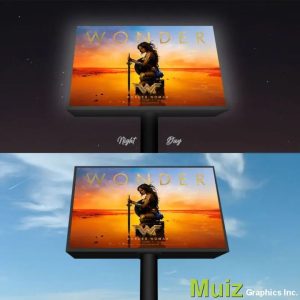 Back lit banner