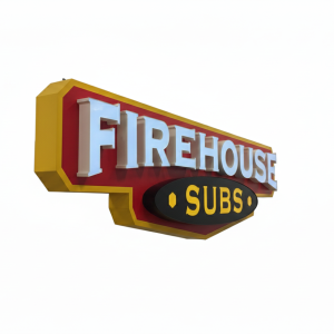 Fire house side signage by muizgraphics