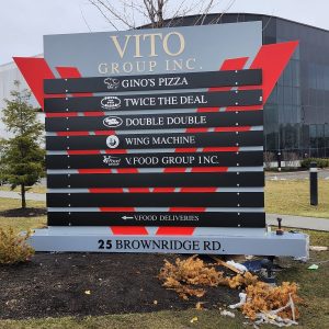 muizgraphics made pylon sign for VITO group