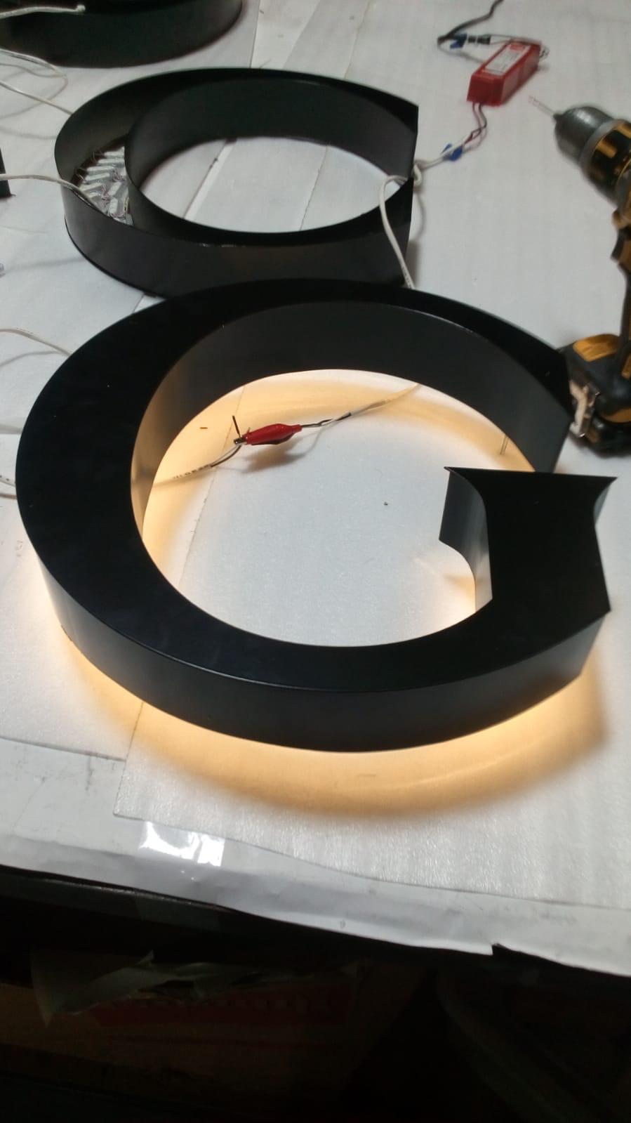 Back-lit channel letters