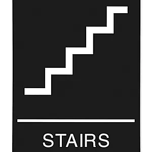 Plastic Access Sign -Stairs