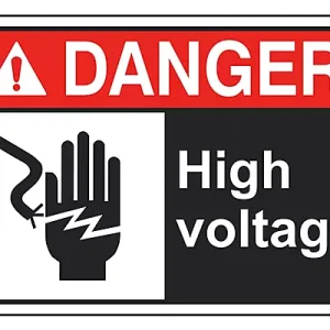 High Voltage-Sign