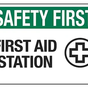 First Aid Station -Sign