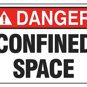 Confined Space -Sign
