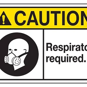 Respirator Required - Sign