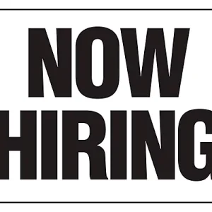 Now Hiring- Sign