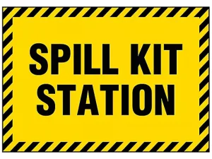 Spill Kit Station-Sign
