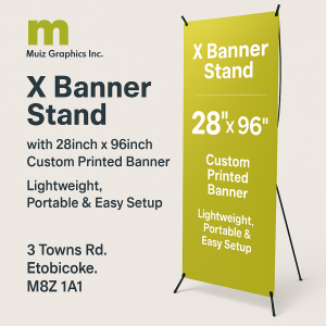 x-stand banner printed